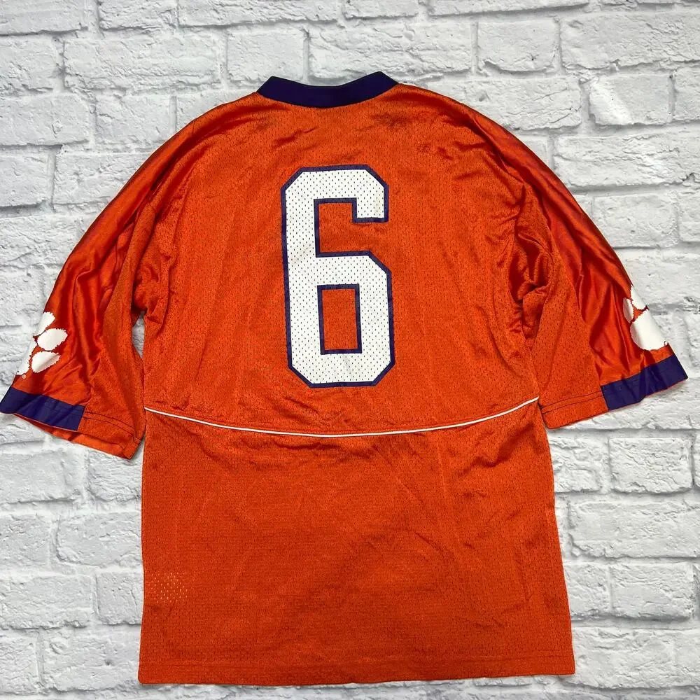 Clemson Tigers Football Jersey #6 Nike Team Adult Mens Small NCAA Orange